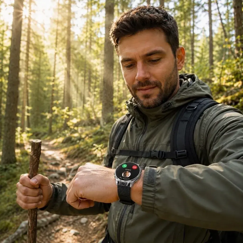 Lumexa™ connected from the wrist: calls, messages and social apps with no monthly fee
